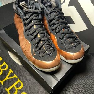 Nike Black and Bronze Sneakers